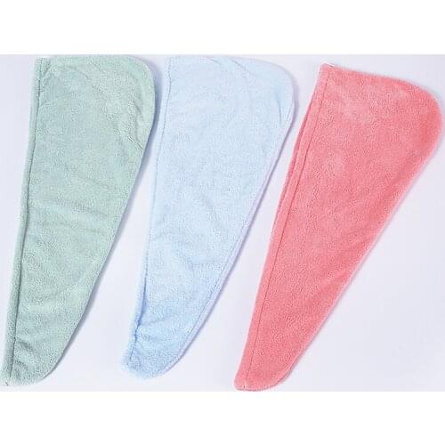 Women Bathroom Super Absorbent Quick-drying Thicker microfiber Bath Towel Hair Dry Cap Salon Towel rapid drying hair towel
