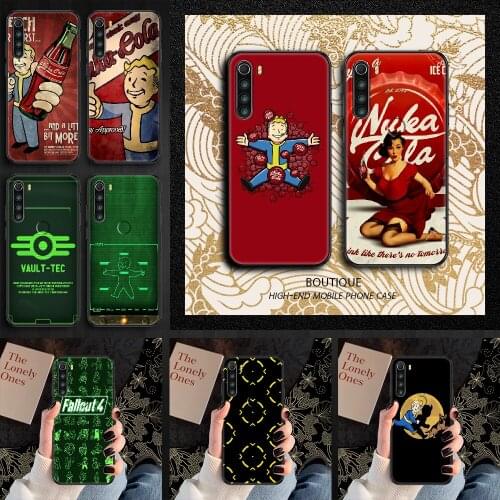 Game Fallout Phone case For Xiaomi Redmi Note 7 7A 8 8T 9 9A 9S 10 K30 Pro Ultra black trend coque silicone hoesjes 3D Etui tpu