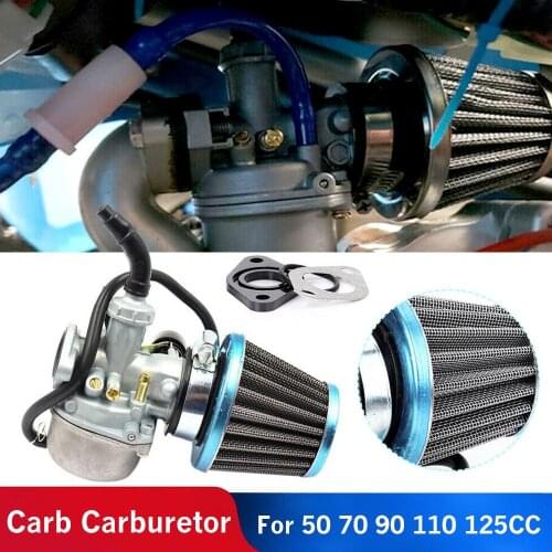 Vehemo PZ19 Carb Carburetor Dirt Bike Carburetor Replacement Fuel Delivery for Air Intake Motorcycle Carburetor Universal