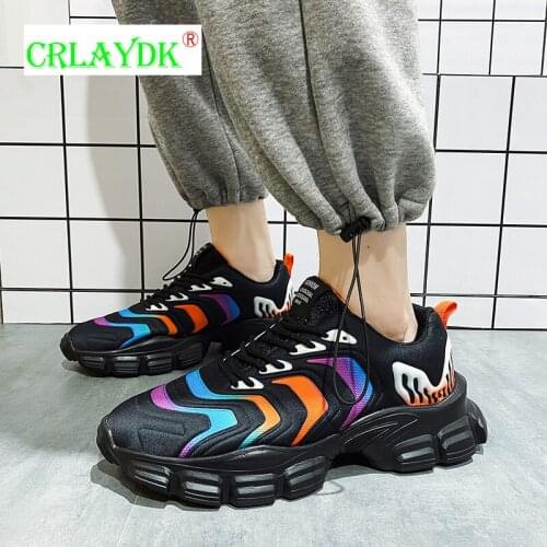 CRLAYDK New Fashion Men Sports Shoes Increased Casual Breathable Running Sneakers Anti-slip Tennis Walking Boy Students Trainers