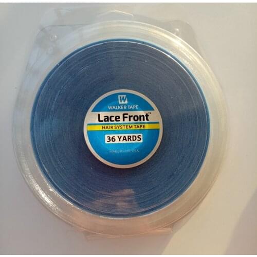 1.27cm 1.9cm 2.54cm 36yards Lace Front Support Blue Strong Hair Tape Double Sided Tape For Tape Hair Extension/Toupee/Lace Wig
