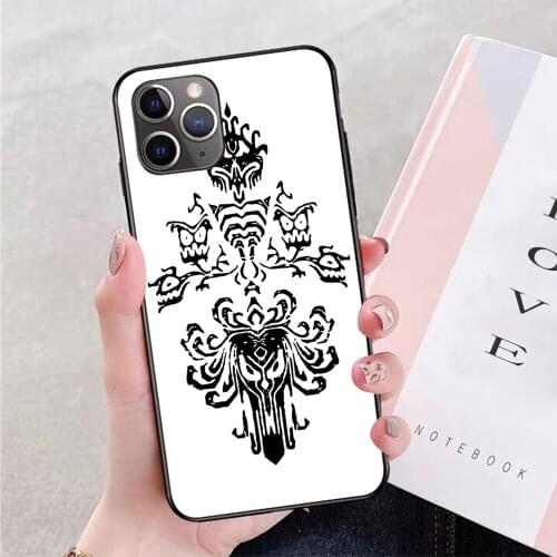 For iPhone Haunted Mansion Soft TPU Border Apple iPhone Case