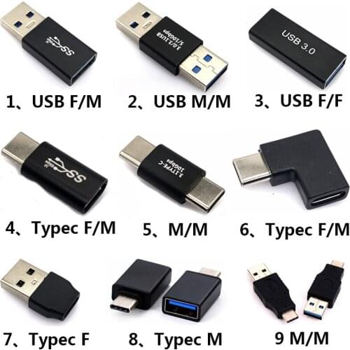 1pcs USB3.0 Type C Male To Female USB To Type C Female OTG Connector Adapter USB 3.0 to USB C Cable Mini Adapter Converter