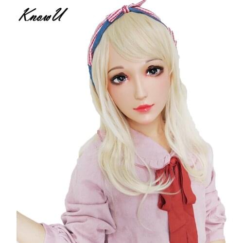 KnowU Femalemask Kig Permanent Makeup Anime Headgear Doll Crossdresser Cosplay Crossdress BJD Doll Dragqueen