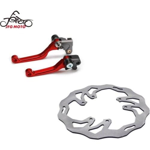 Motorcycle Brake Clutch Levers Front Brake Disc Rotor For HONDA CR125R CR250R CRF450R 1995 1996 1997 1998