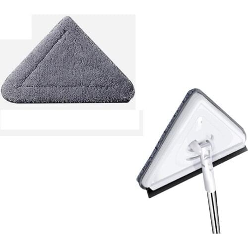 Triangles Lazy Cleaning Mop Adjustable 360 Degree Rotatable Telescopic Rod Mop For Clean Roofs Walls Cars Corners CLH@8