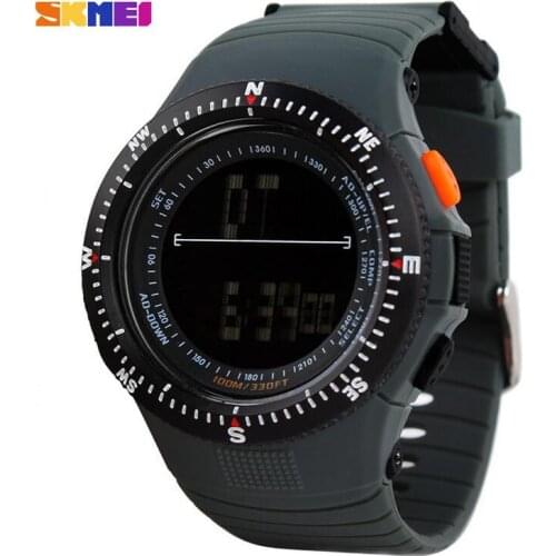 SKMEI 0989 Men Sports Watches Fashion Watch Men Casual Quartz Clock LED Digital Waterproof Military Wristwatches