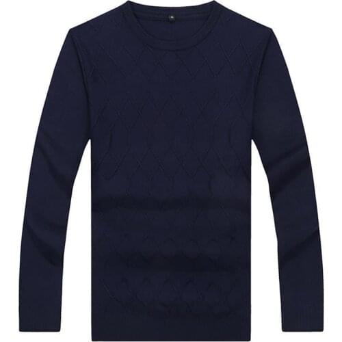 8XL 6XL 5XL 4XL New Autumn Fashion Brand Casual Sweater O-Neck Slim Fit Knitting Mens Sweaters And Pullovers Men Pullover Men