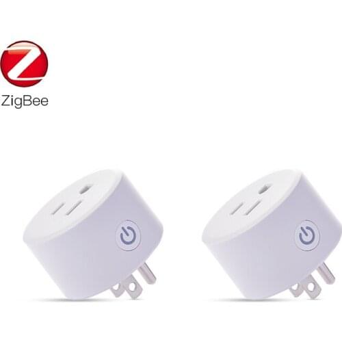 1pcs Tuya ZigBee3.0 Smart Plug US 110-250V 15A Timer Socket Smart Home Wireless Plug for Alexa Google Home Assistant