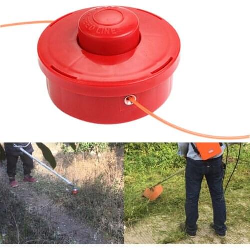 Universal Grass Trimmer Head Bump Spool Line String Brush Cutter Lawn Mower Garden Tools