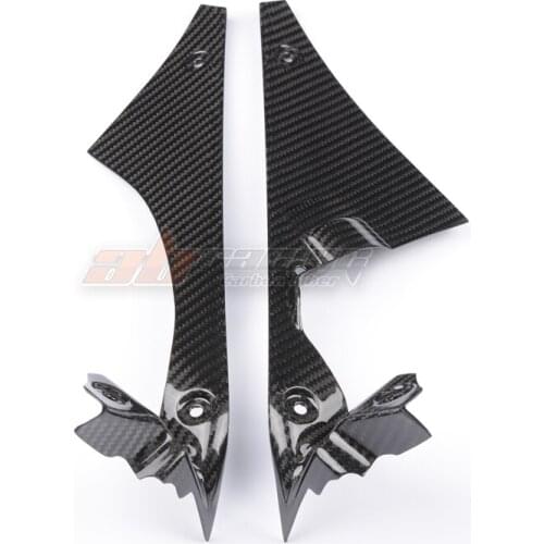 Upper Side Panles For Yamaha YZF R6 2017 2018 2019 Full Carbon Fiber 100% Twill