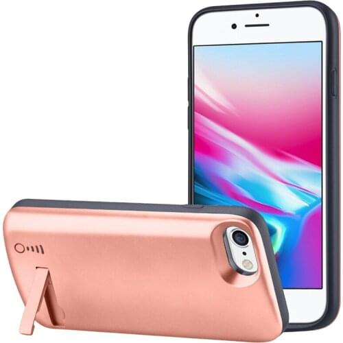 5500mAh Battery Charger Case For iPhone 6 6s 7 8 SE2020 Powerbank External Battery Mobile Phone Cover Case with Stand for iPhone