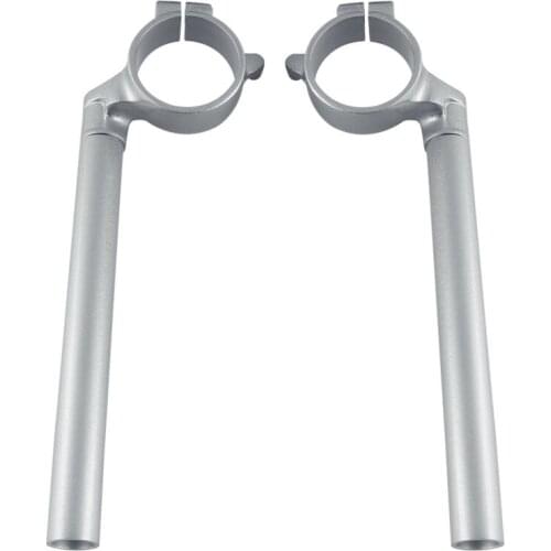 Silver Handle Bar Clip On Bars For SUZUKI GSXR1000 2005-2008 2006 2007 New Motorcycle Accessories