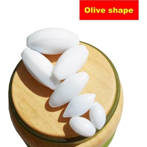 7pcs Mixed size PTFE Magnetic Stirrer Mixer Stir Bars Olive shape Stirring Bars PTFE Stir Rod Spinbar