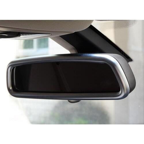 ABS Car styling Interior Rearview Mirror Frame Cover for Jaguar XE XF XJL F-Pace F pace X761 E-PACE Car Accessories 3 Styles