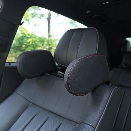 Car Neck Pillow Seat Headrest Head Prop Support Both Sides Neck Adjustable Travel Pillow Comfortable Soft Sleeping Accessories