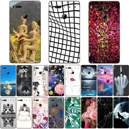 For ESSENTIAL PHONE PH-1 Case Wolf Silicon TPU Fundas for Essential Phone ph-1 Cat Animal Shell Bag Housing Phone Cases