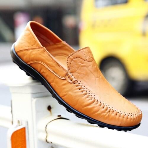 Mens Shoes Mens Casual Shoes New Warm Peas Shoes Mens Lazy Shoes Social Youth Shoes British Leather Shoes Casual Mens Shoes