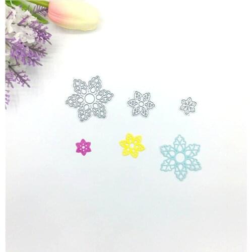 Julyarts 3pcs Snowflake Flower 2019 Dies Scrapbooking Metal Cutting Card Making Scrapbooking Troqueles De Corte