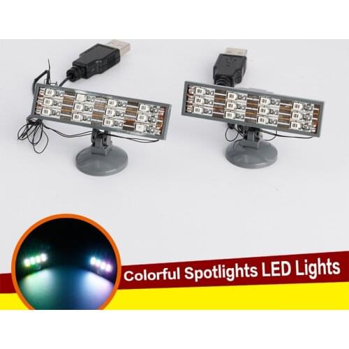 2pcs Building blocks Universal DIY LED Lighting Brick Kit MOC Toy Bricks Toy with USB Port Colorful Lighting Kit