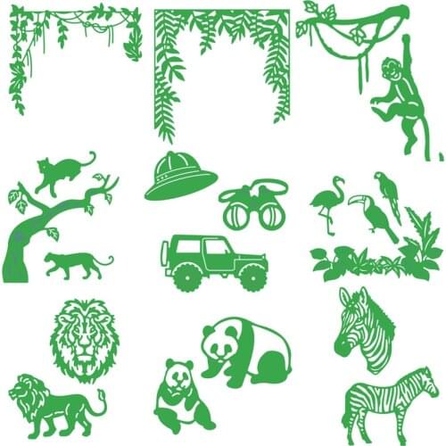 Jeep Telescope Animals Metal Cutting Dies For Scrapbooking Making Cards DIY Album Decoration Craft Stencils New 2019