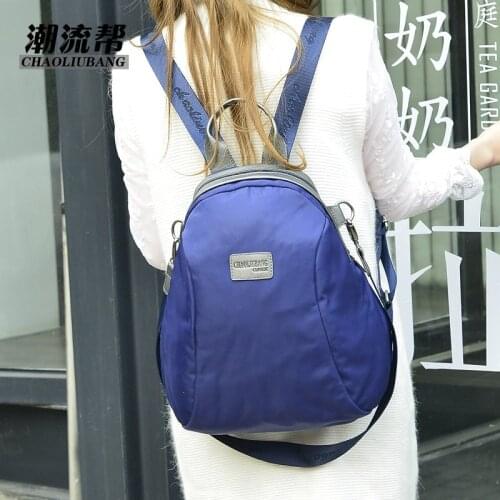 2021 New Fashion Womens Backpack Korean Version Large-capacity Travel Bag Waterproof Anti-theft School Bags