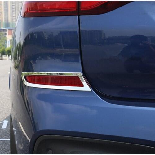 Car Front Fog lamp Frame Cover Trim For BMW X3 G01 G08 25i 28i 30i 2018 Exterior Accessories Rear Fog Lights Decoration