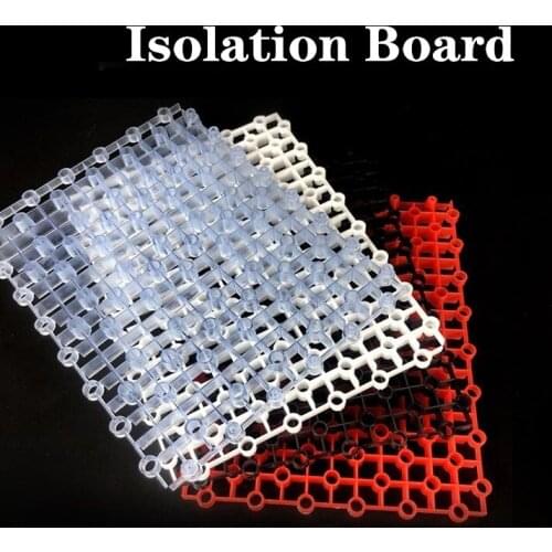 Aquarium Grid Divider Tray for Mixed Breeding Fish Tank Egg Crate Very Sturdy Filter Bottom Isolate with Support Feet