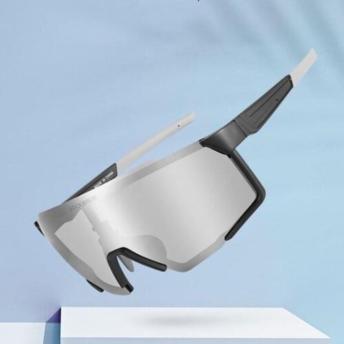 ROCKBROS Cycling Sunglasses Discoloration Polarized With Myopia Men And Women Sports Outdoor Sand-proof Bicycle Eyewear