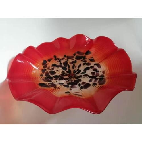 Modern Murano Glass Wall Art Decor Fashion Murano Glass Decorative Plates for Wall Hanging