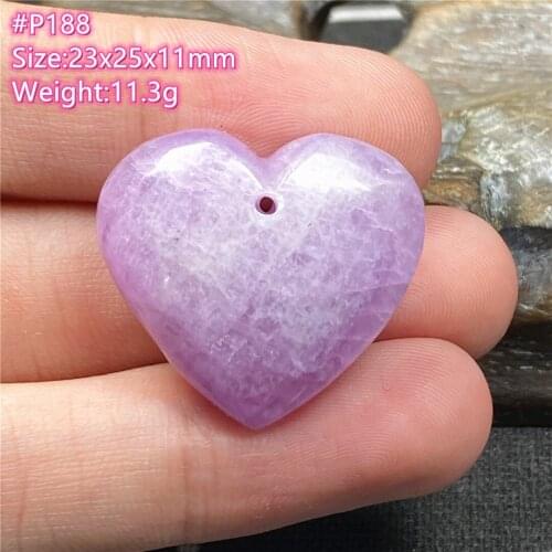Top Natural Purple Kunzite Stone Pendant Jewelry For Women Man Crystal 23x25x11mm Healing Love Gift Silver Beads Gemstone AAAAA