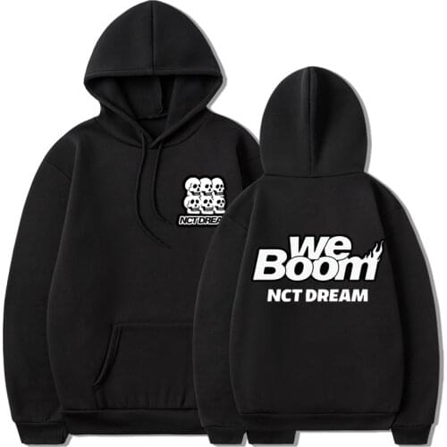 Kpop NCT Dream We Boom Hoodies Women Fashion Streetwear Harajuku Casual Winter Sweatshirts Couple Clothes