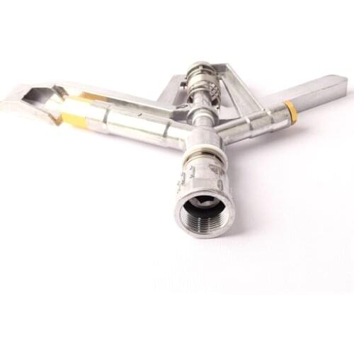 1pc DN25 Female Thread Metal Impact Sprinkler Can't Control Lawn Garden Field Irrigation Sprinkler