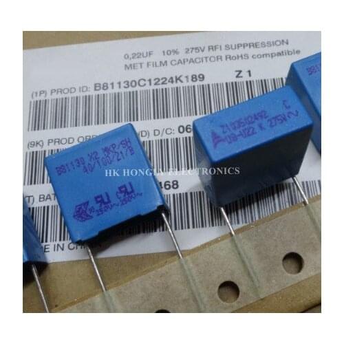 30PCS B81130 X2 MKP/SH U22 U33 U47 K M 275VAC P=15MM FILM CAPACITOR