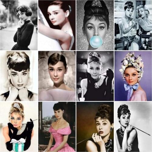 SDOYUNO 5D DIY Diamond Painting Figure Full Square/Round Diamond Embroidery Beauty Girl Mosaic Handmade Home Decor Wall Art