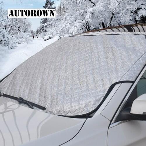 AUTOROWN Sunshade Covers Car Windshield And Ordinary car cover Car SunShade Reflective Foil Car Windshield Anti-UV