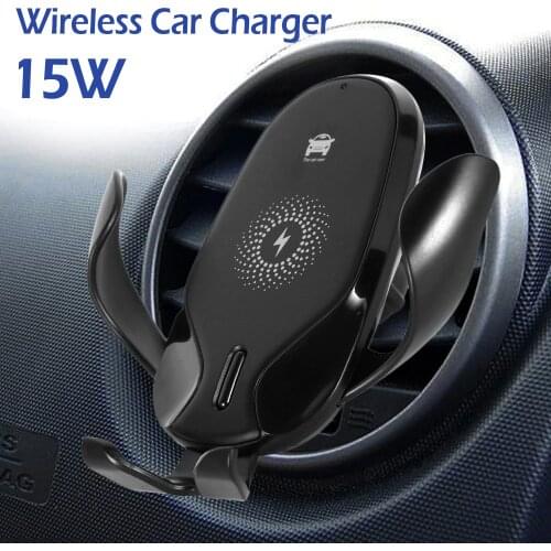 15W Quick QI Wireless Car Charger Mount Gravity Clamping Fast Charging Holder For iPhone 11 Pro Max 8 X XR XS Samsung S20 S10 S9