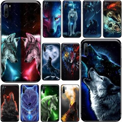 Angry Animal wolf Face Phone Case For Huawei honor Mate P 9 10 20 30 40 Pro 10i 7 8 a x Lite nova 5t