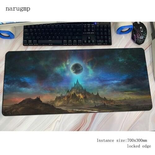 Fantasy landscape padmouse Gorgeous accessory 90x40cm mouse pad Cartoon gaming enterprise rubber mats keyboard mouse mat gamer