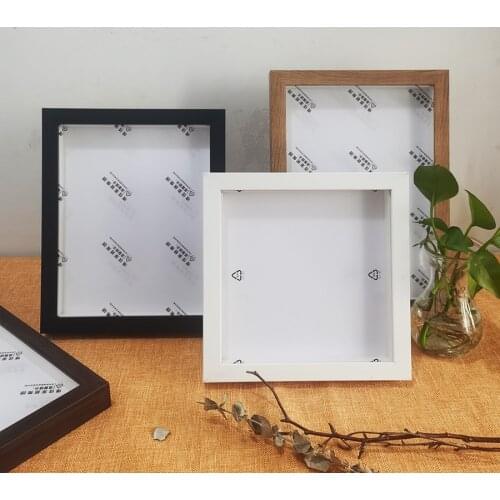 Nordic DIY Square Specimen Photo Frame Internal Depth 2cm For Displaying Three-Dimensional Works Picture Frame Photo Decor