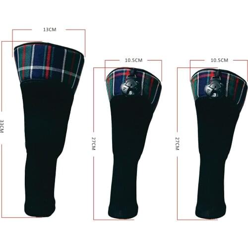 3 Pieces Head Door Driver 460cc 1 3 5 7 X Fairway Woods Headcovers Unique