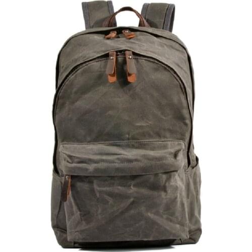 M247 New Designer Waterproof Canvas Daypacks Unisex Vintage Backpacks Anti-thief Wearproof Travel Rucksacks Retro School Bags