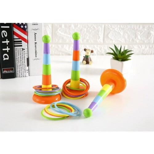 DHL 500set Children Outdoor Mini Ring Throwing Game Parent-child Interaction Toys Kids Education and Trainning Sports Toy