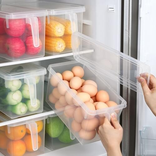 BPA Free Kitchen Transparent Storage Box Grains Beans Storage Contain Sealed Home Organizer Food Container Refrigerator Boxes