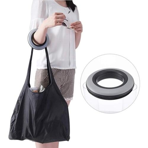 New Fashion Spiral Portable Foldable Shopping Bag Tote Portable Reusable Grocery Storage Bag