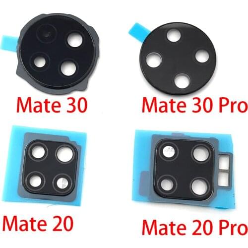 New For Huawei Mate 20 30 Pro Back Camera Glass Lens Cover with Frame Holder Replacement Part