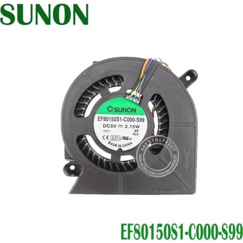 New For LENOVO A700 All In One Desktop SUNON EF80150S1-C000-S99 DC5V 2.15W Cooling Fan