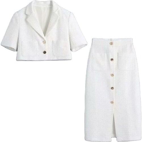 Simple Solid Color Single-breasted Chic All-match Female Skirt Fashion Western Style Sweet Texture Female Skirts