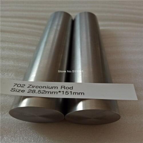 Grade 702 Zirconium bar zrconium rod 28mm diameter x 920mm long,3pcs wholesale price,free shipping