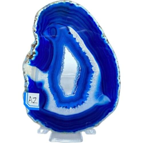 Various Color Natural Crystal AGATE SLAB Geode Slice Crystal Mineral Energy Stone Healing Home Decoration Gift